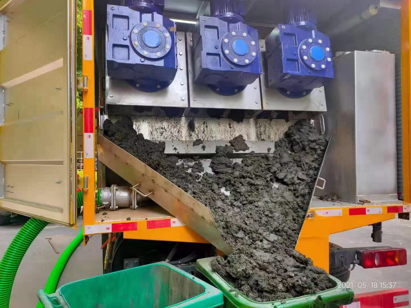 企石镇化粪池清掏城市维护站-泥浆净化干湿分离处理